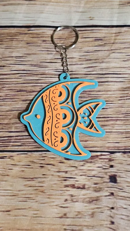 Custom Keychain - Personalized 3D printed keychain